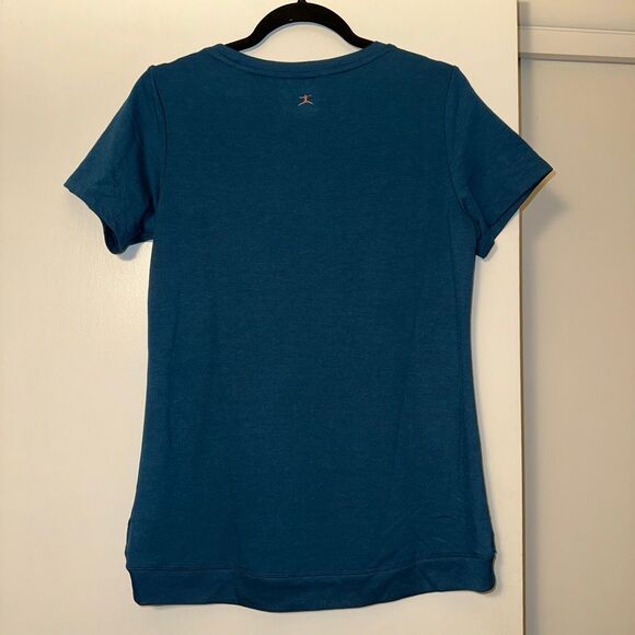 Danskin Women’s Small Super Soft Short Sleeve Shirt Dark Teal Blue EUC - Picture 5 of 9